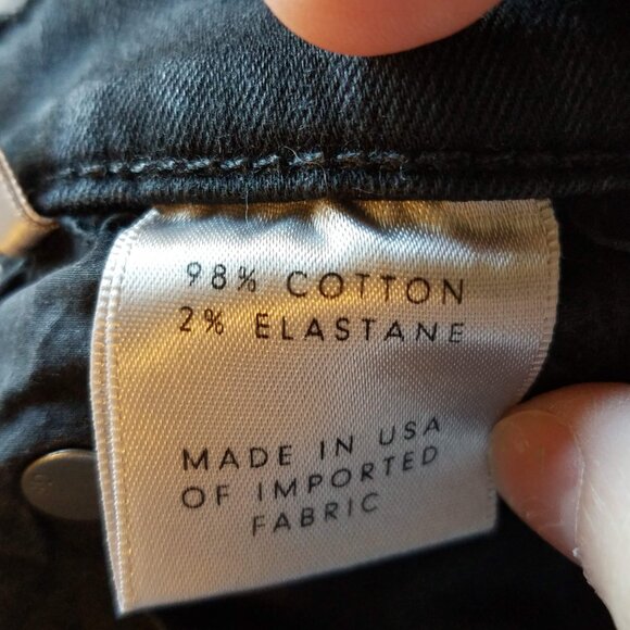 GRLFRND Candice Women's 27 Distressed Black Jeans Denim Cotton Elastane - Picture 9 of 11